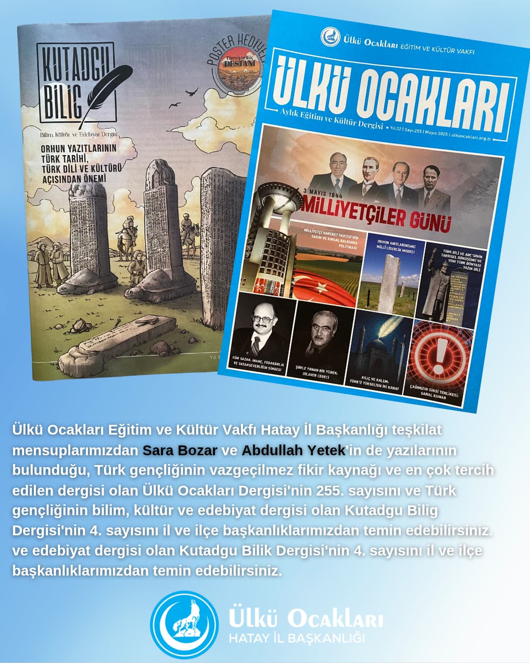 ÜLKÜ OCAKLARI’NDAN GENÇLİĞE KÜLTÜREL KATKI!