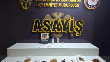 HATAY EMNİYETİ’NDEN UYUŞTURUCU OPERASYONU!