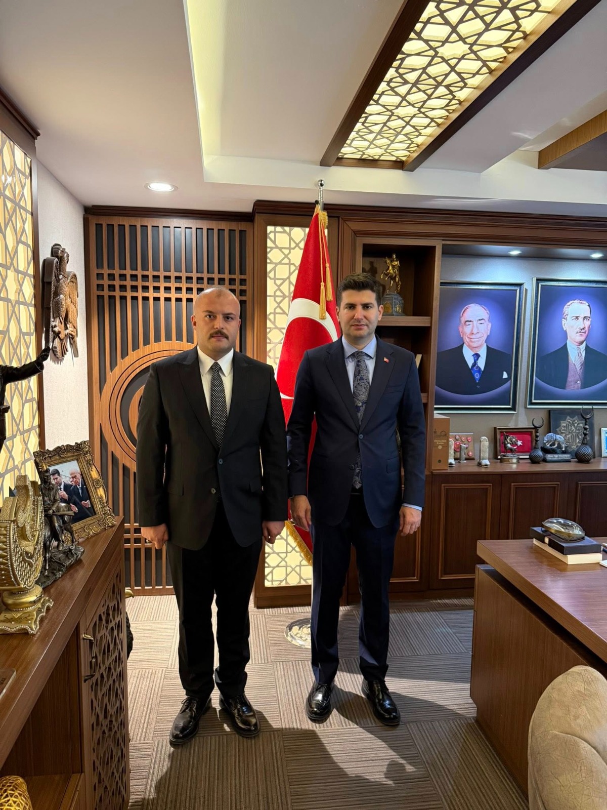 ÜLKÜ OCAKLARI HATAY TEŞKİLATI’NDAN GENEL BAŞKAN YILDIRIM’A ZİYARET